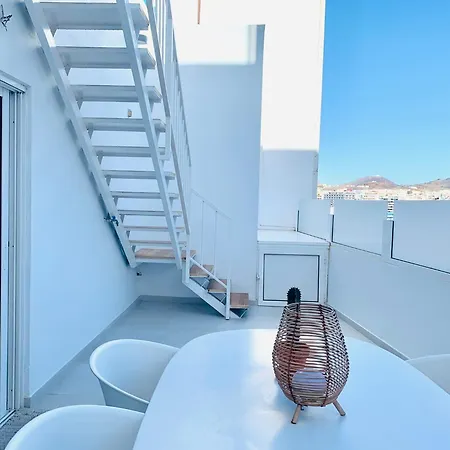 Beachfront Rooftop In Las Canteras Apartment *
